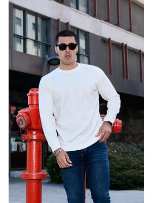 twentyfive25 Erkek Rahat Kesim Modal Sweatshirt - R2636