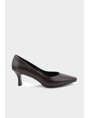 Derinet Hakiki Deri Kadın Stiletto