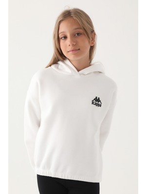 Kappa Kız Çocuk Krem Sweatshirt