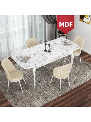 Canisa Concept Kor Serisi MDF Açılabilir Mutfak Masa Takımı