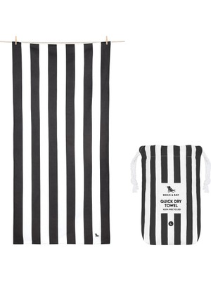 Dock And Bay Plaj Havlusu Cabana L Kamari Charcoal