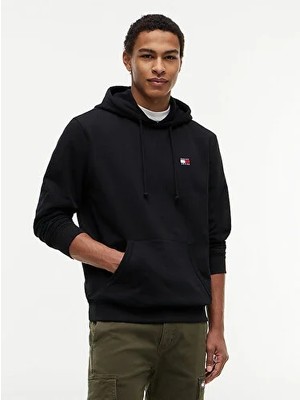 Tommy Hilfiger Tjm Erkek Regular Badge Hoodie