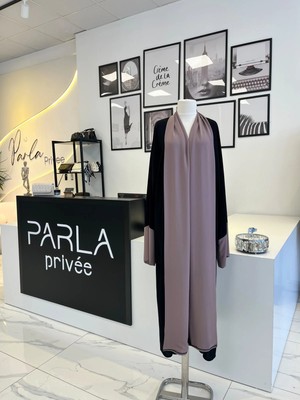 Heja Ab Çift Renk Abaya ve Şalı
