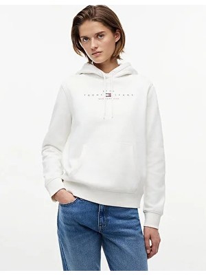 Tommy Hilfiger Tjw Kadın Regular Linear Hoodie