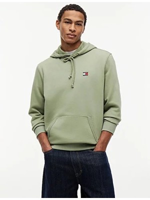 Tommy Hilfiger Tjm Erkek Regular Badge Hoodie