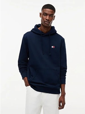 Tommy Hilfiger Tjm Erkek Regular Badge Hoodie