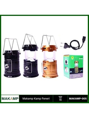 Magicool Güneş Enerjili Aslıkı Kamp Feneri