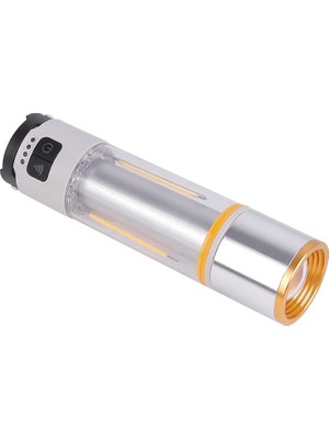 Magicool 1000 Lümen Güçlü Aydınlatmaya Sahip Gold  GP-222 Ile Kamp Gecelerini Aydınlatın Hem El Feneri Hem De Kamp Lambası Olarak Kullanılabilen Çok Fonksiyonlu Yapısı, USB Şarj Özelliği ve Dayanıklı Gö