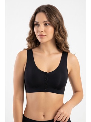 Missvera Kadın Lazer Kesim Önden Çıtçıtlı Pedli Sütyen BGL-ST05636