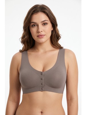 Missvera Kadın Lazer Kesim Önden Çıtçıtlı Pedli Sütyen BGL-ST05636