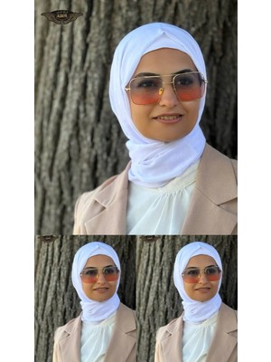 ALDAIYR 3 Düz Filamlı Koton Şal Üç Farklı Parça -DUFİL13254