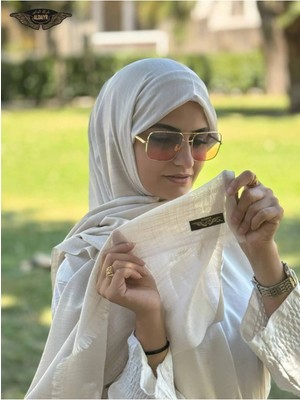 ALDAIYR Flamlı Şal Pamuklu