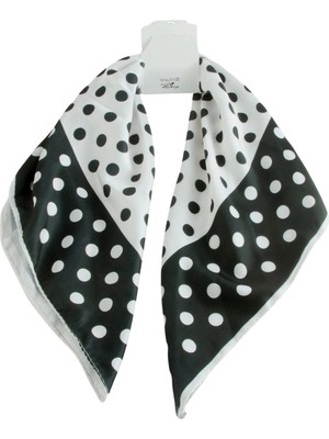 AyrStore Buğz Benekli Desenli Zr Saten Fular 50*50 cm