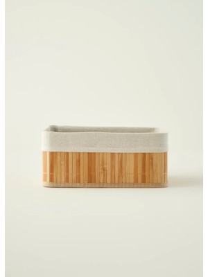 Bella Maison Bres Bambu Düzenleyici Kutu Naturel 31x22x13 cm Katlanabilir Özellikli