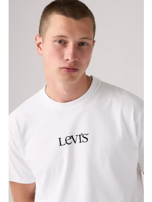 Levi's Erkek Vıntage Fıt Graphıc  Beyaz Bisiklet Yaka T-Shirt A9440-0022