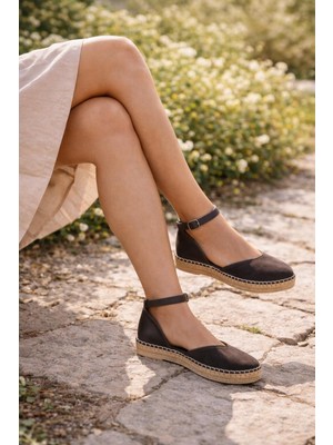 Butik Noble Shoes Hakiki Deri Espadrilkadın Sandalet