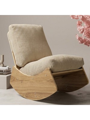 MiniWood Comfort Sallanır Koltuk Tv Koltuğu Sallanan Berjer Sandalye