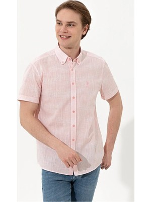 U.S. Polo Assn. Pembe Erkek Gömlek