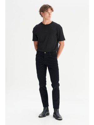 Wrangler Erkek Texas Slim Kadife Pantolon Siyah