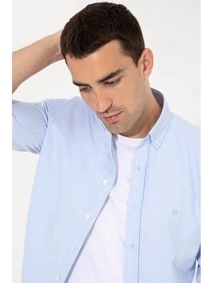 Pierre Cardin Erkek Acik Mavi Gömlek