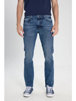Lee Rider Denim Pantolon Blue Abyss