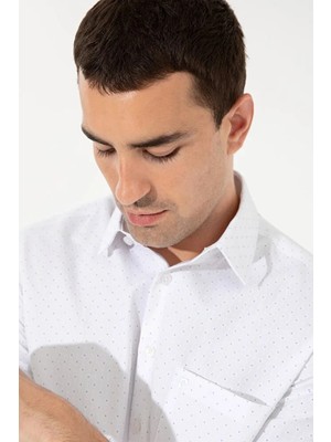 Pierre Cardin Erkek Beyaz Gömlek