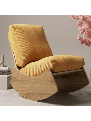 MiniWood Comfort Sallanır Koltuk Tv Koltuğu Sallanan Berjer Sandalye
