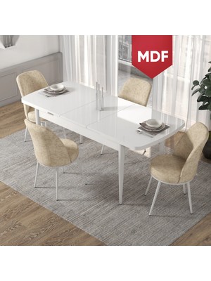 Canisa Concept Kor Serisi MDF Açılabilir Mutfak Masa Takımı