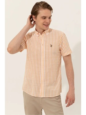 U.S. Polo Assn. Sarı Erkek Gömlek