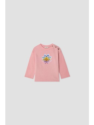 B&G Kız Bebek Pembe Tshirt