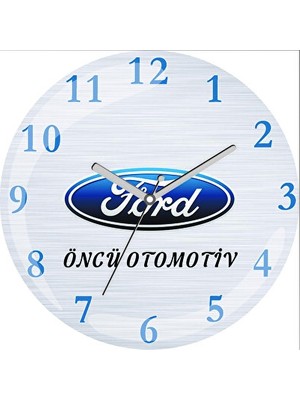 Elarque Duvar Saati Kurumsal Ford Logolu Ç