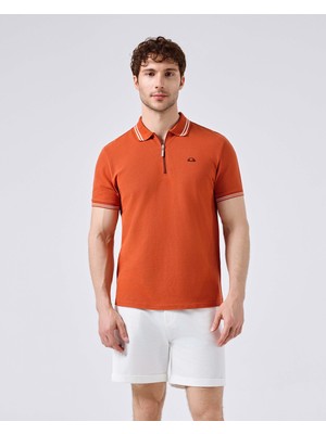 Ellesse Erkek Polo Tişört M-6SM5051-BR Tuğla