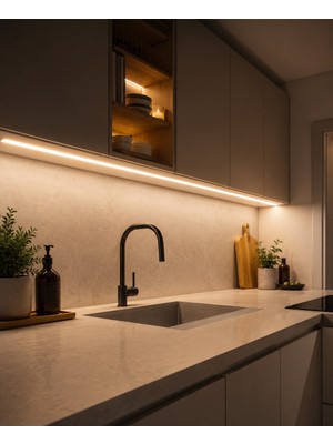 ELECTROPAD Dokunmatik Lineer Dolap Altı LED Aydınlatma 3000K Gün Işığı