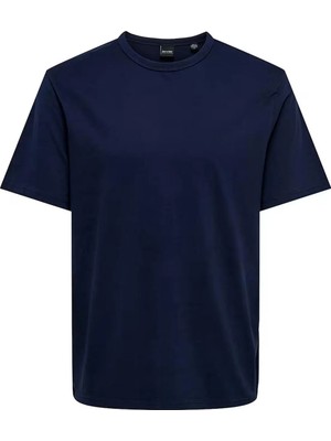 Only & Sons Onssmart Lıfe Reg Ss Tee Navy Blazer