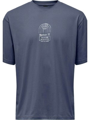 Only & Sons Onsmalık Lıfe Rlx Ss Tee Tr Vintageındigo