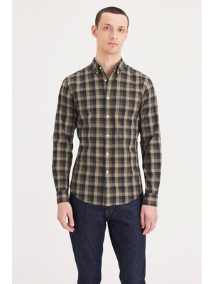 Dockers Oxford Slim Fit Gömlek Beige