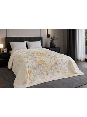 Yünteks Aslan Desenli /çift Kişilik/ Lüx Battaniye/ 3 kg / Modern / Şık / Çeyizlik