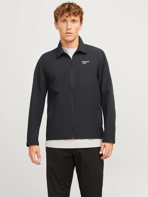 Jack & Jones Jcoaero Shırt Jacket Ls Noos Black