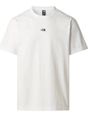 The North Face M Essentıal Center Logo Relaxed Short Sl White