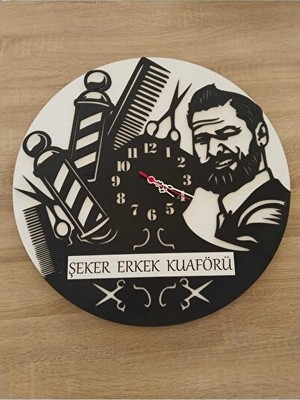 Elarque Duvar Saati Kişiye Özel Tasarımlı Güzellik Merkezi - Şık ve Kaliteli