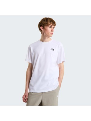 The North Face M Vertıcal Regular Short Sleeve Tee-Grap White