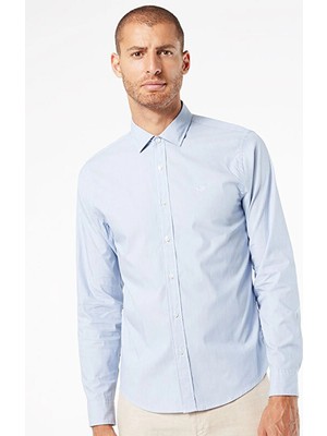 Dockers Refined Poplin Mavi Gömlek Blue