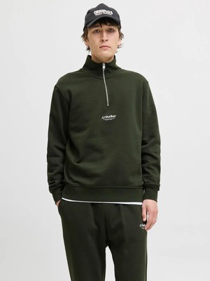 Jack & Jones Jjesoho Sweat Quarter Zıp Hn Noos Duffel Bag
