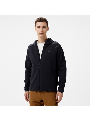 Under Armour Unstoppable Flc Fz Hd Eu Erkek Siyah Sweatshirt