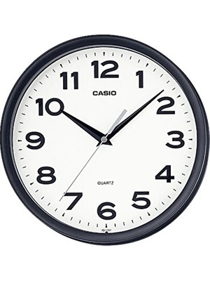 Elarque Duvar Saati Modern Siyah , 24 cm Çap, Şık ve Zarif Tasarım