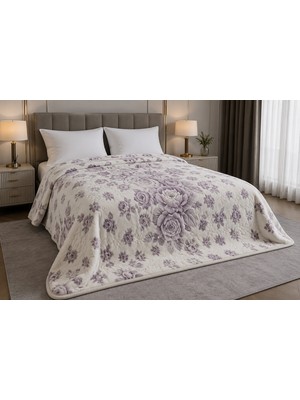Yünteks Aslan Desenli /çift Kişilik/ Lüx Battaniye/ 3 kg / Modern / Şık / Çeyizlik