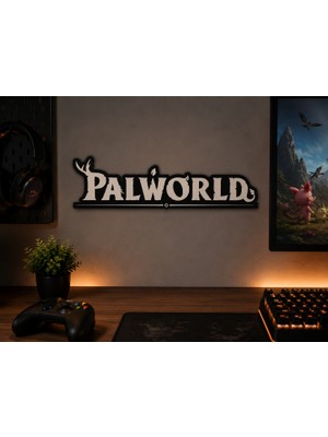 Three Dittle Birds Palworld Logo Duvar Süsü