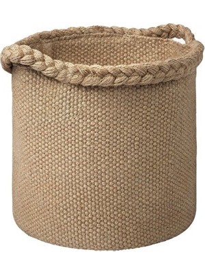 Elarque Sepet Jüt Doğal , 26X25X25 Cm, Dayanıklı ve Şık Saklama Çözümü