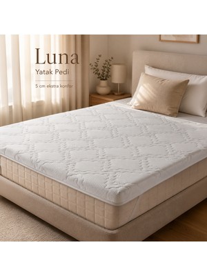 Homefy Luna Ortopedik Sünger Yatak Şiltesi Yatak Pedi Topper Uyku Pedi