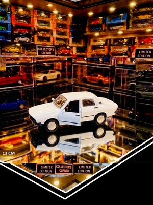 Oyuncak Sahili Renault Toros Klasik Nostalji Model 13cm Metal Araba Kapı Açılır Işık Ses Efektler Koleksiyon Model Beyaz